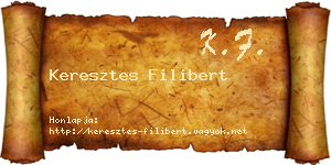 Keresztes Filibert névjegykártya